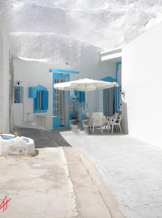 Colette Photograph - Cute Santorini Island Hause  by Colette V Hera Guggenheim