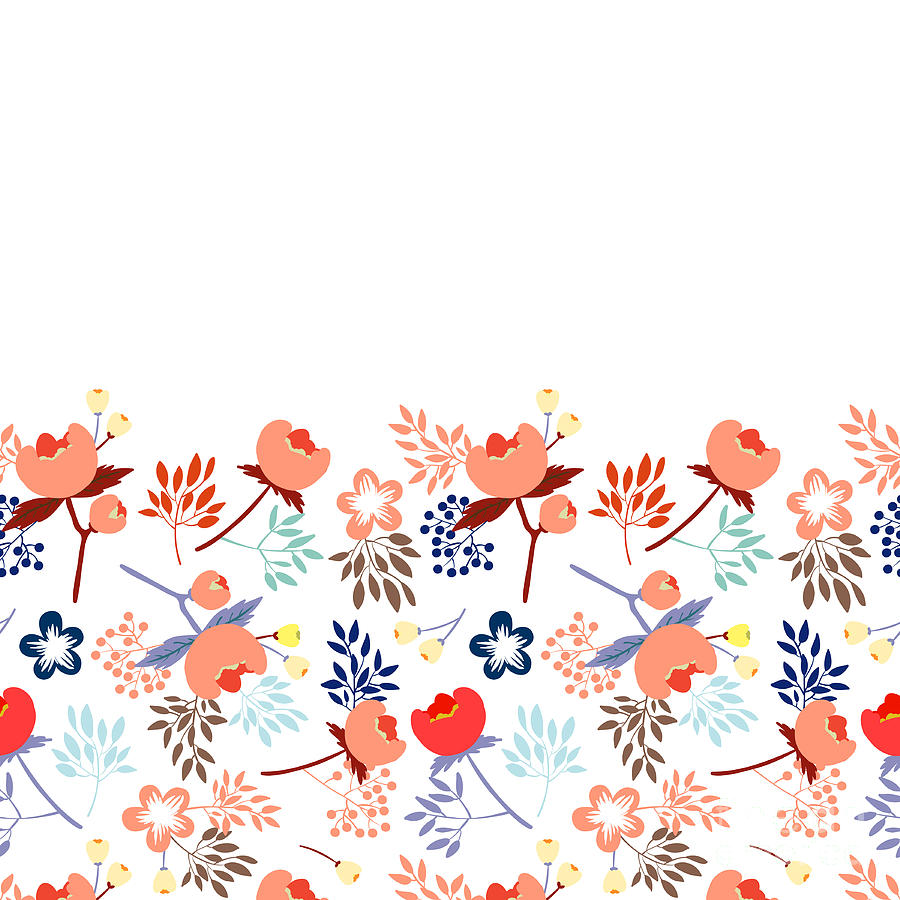 Cute Vector Seamless Pattern Digital Art by Vavavka Cute Vector Seamless Pattern Digital Art by Vavavka