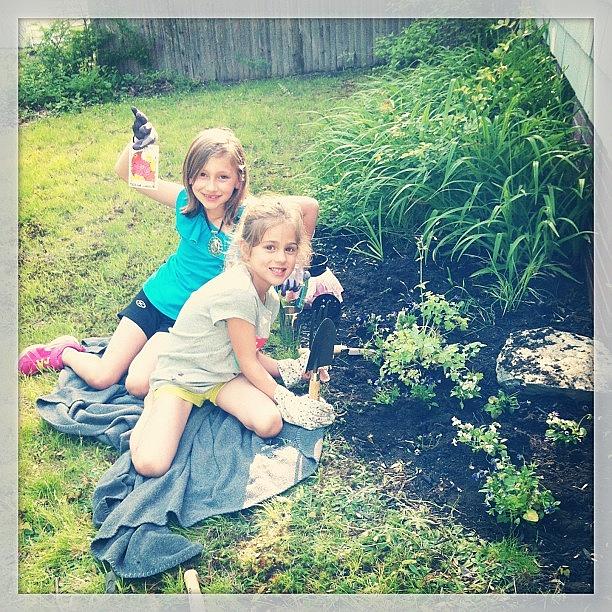 Cutest Little Gardeners! @anneniles920 Photograph by Danielle Graffius