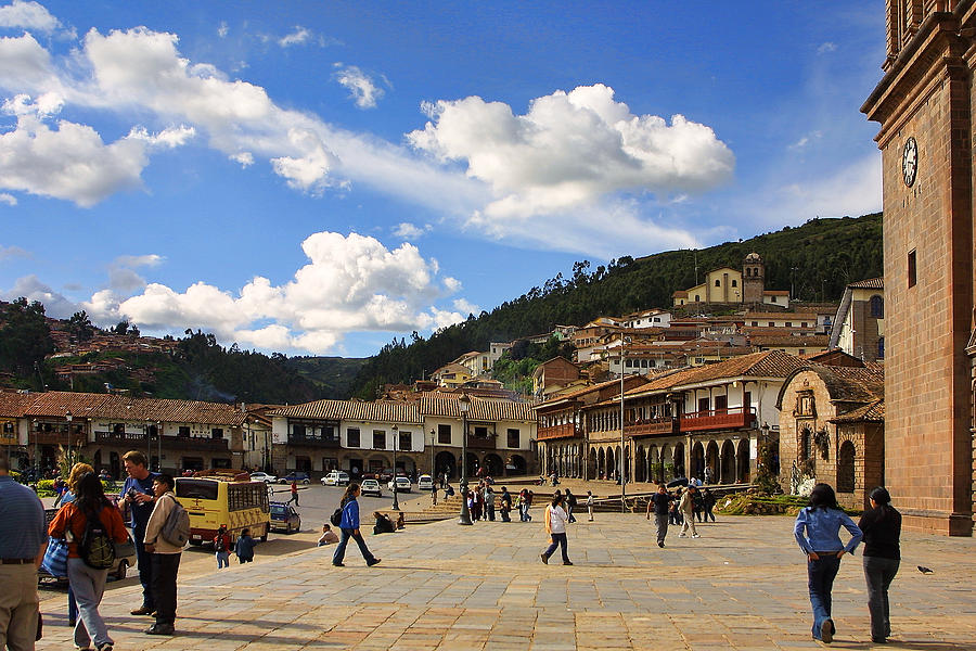 Cuzco Cityscape Photograph by Linda Phelps