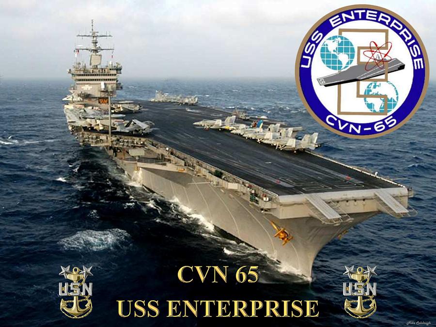 Cvn-65 Uss Enterprise Digital Art by Mil Merchant