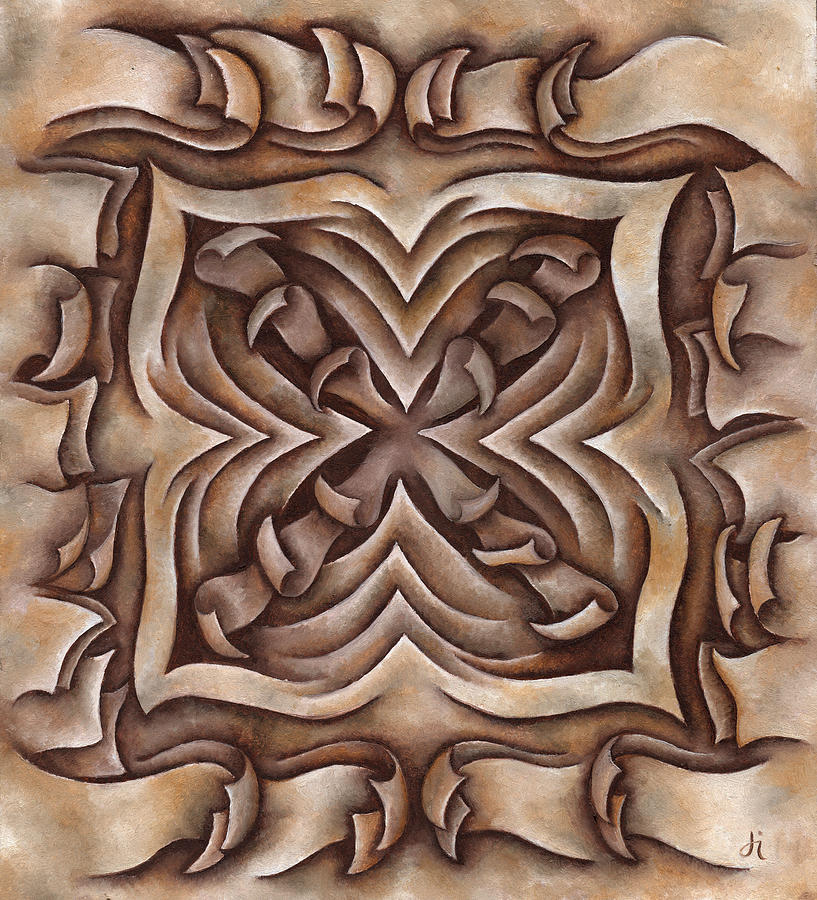 Brown Painting - Layers CXCIII by Diana Durr Brown Painting - Layers CXCIII by Diana Durr