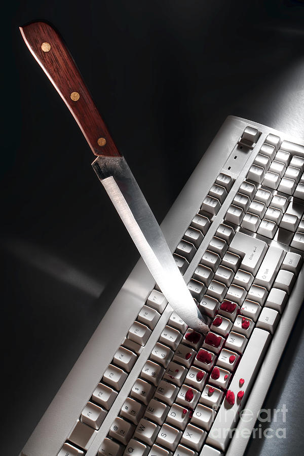 Knife Still Life Photograph - Cyber Crime by Olivier Le Queinec
