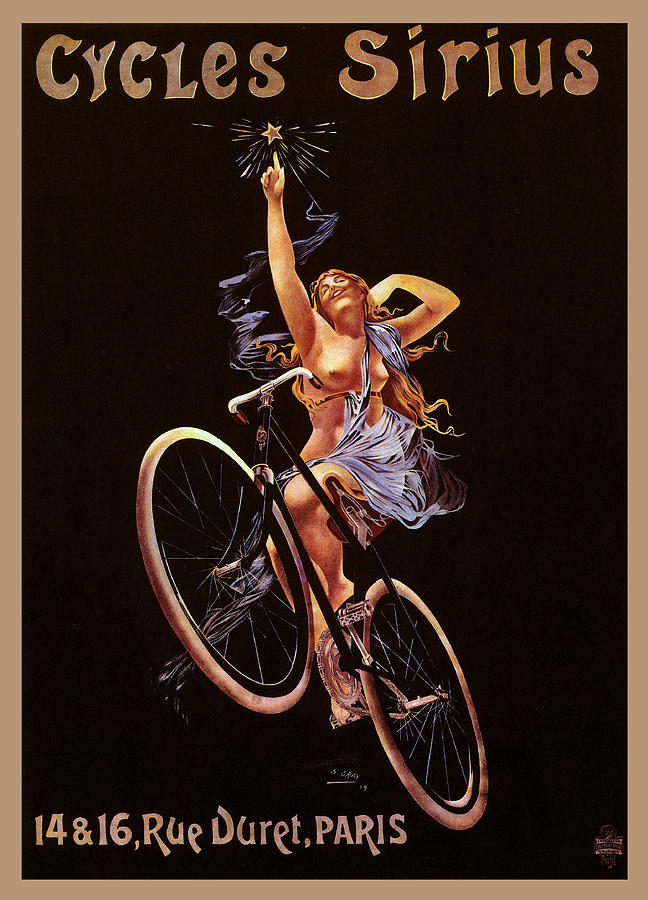 Cycles Sirius Poster, Henri Gray, 1899 Photograph by Science Source