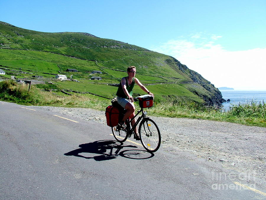 Cycling on the Ring of Kerry Photograph by Joe Cashin