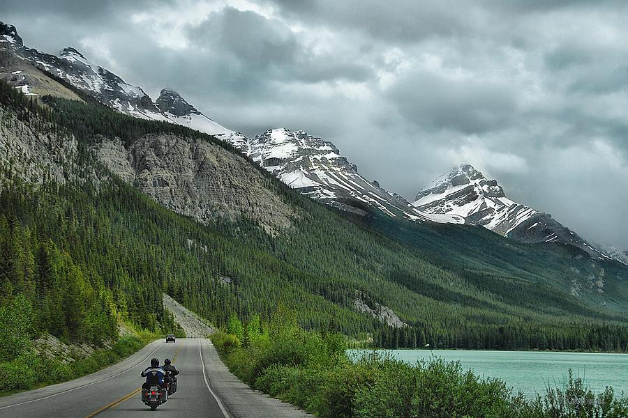Cycling Through Canada Photograph by Dyle   Warren