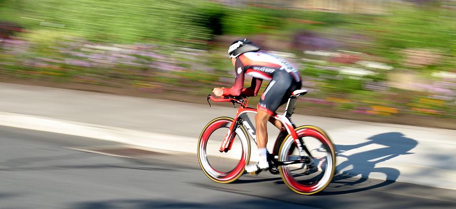 Cyclist Time Trial Photograph