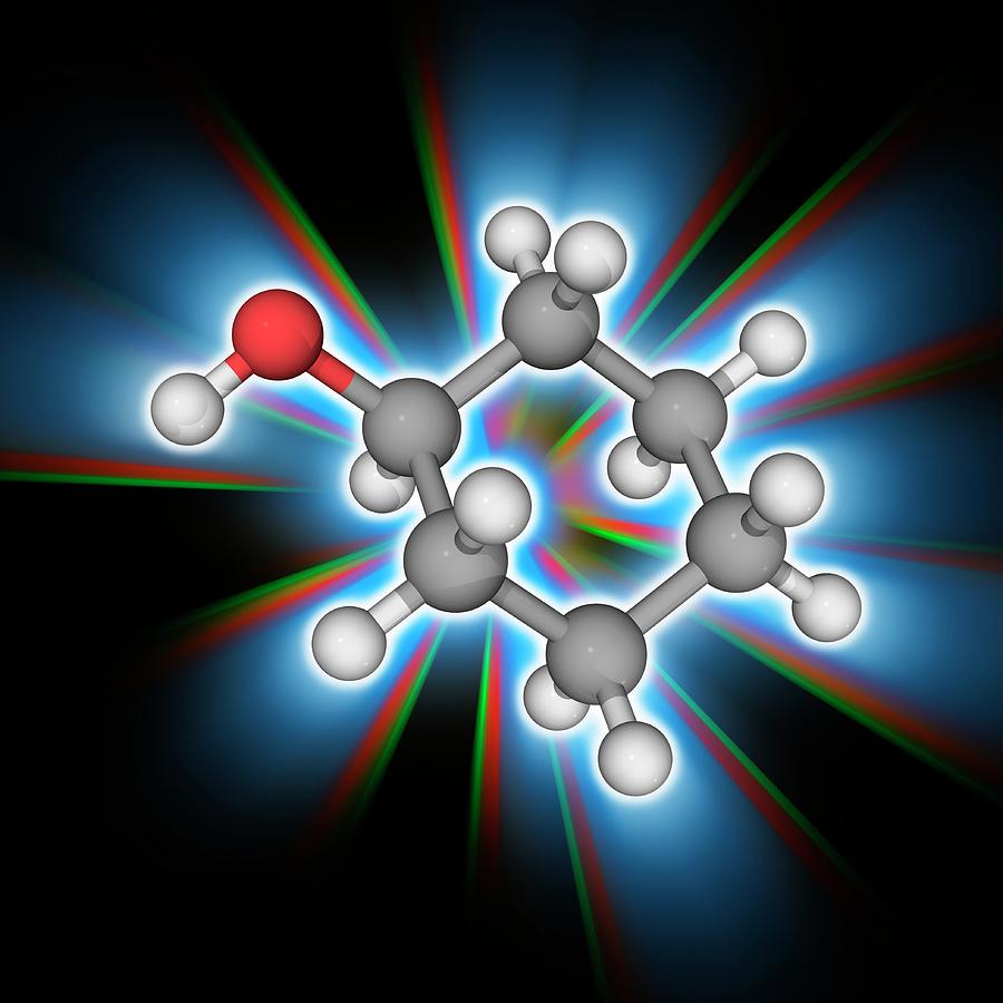 Cyclohexanol Organic Compound Molecule Photograph by Laguna Design/science Photo Library