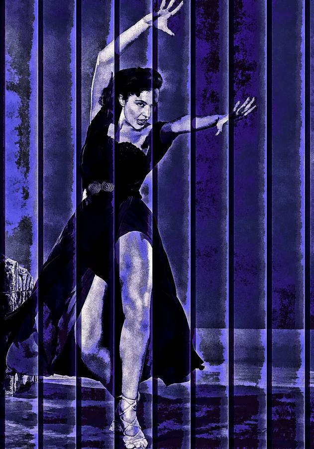 Fred Astaire Painting - Cyd Charisse Blues II by Maciek Froncisz