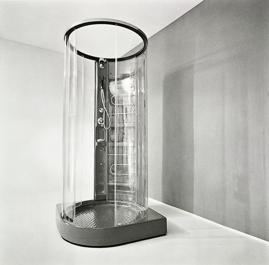 Cylindrical Shower By Fabio Lenci Photograph by Tom Yee Cylindrical Shower By Fabio Lenci Photograph by Tom Yee