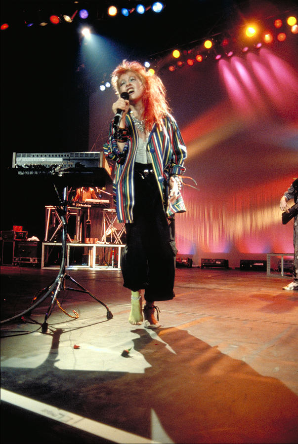 Cyndi Lauper 84 #1 Photograph by Chris Deutsch
