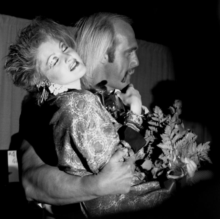 Cyndi Lauper and Hulk Hogan Photograph by Nancy Clendaniel