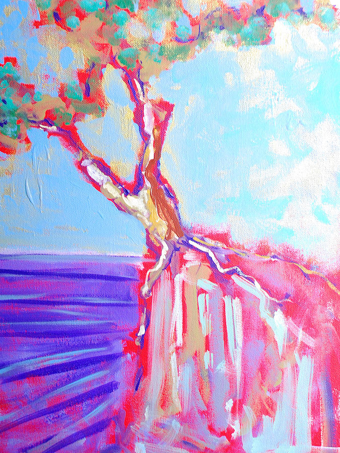Cypress Painting by Kurt Hausmann