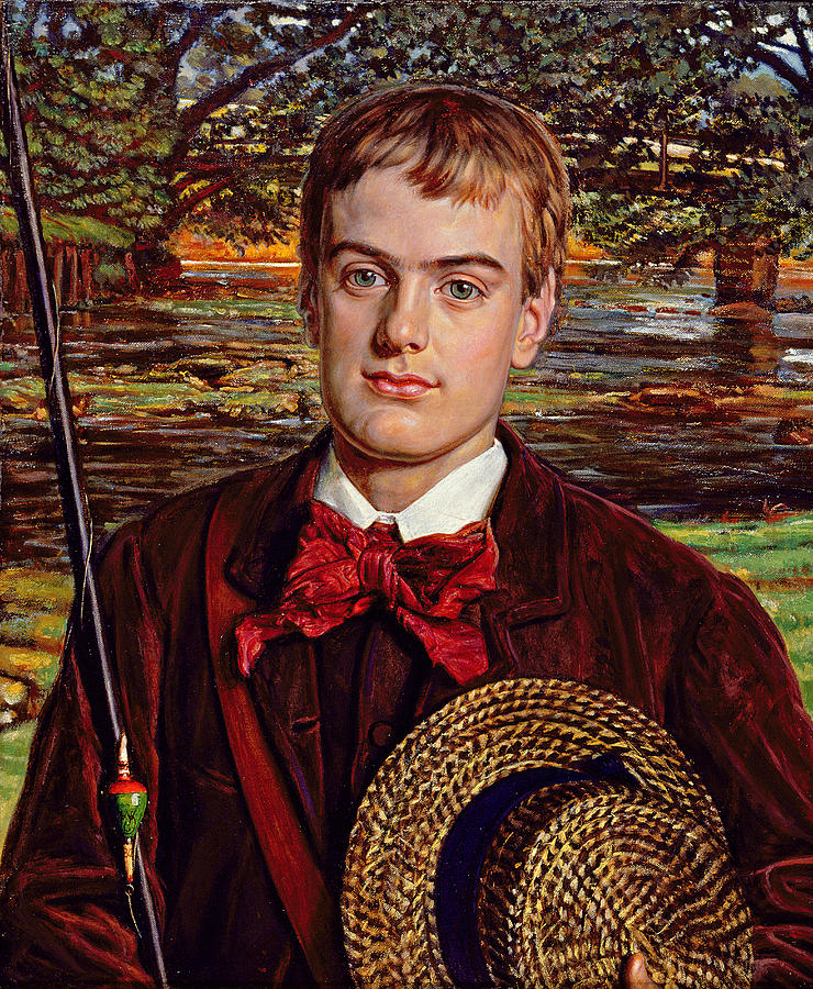 Portrait Painting - Cyril Benoni Holman Hunt, 1880 by William Holman Hunt