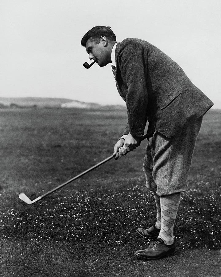 Golf Photograph - Cyril Tolley Playing Golf by Artist Unknown