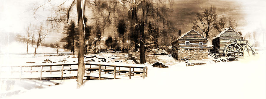 Winter Photograph - Cyrus Place by Kathy Jennings