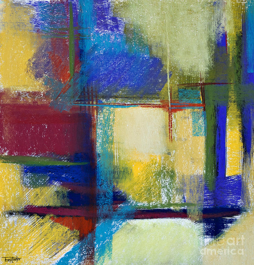 City Windows Pastel by Tracy L Teeter 