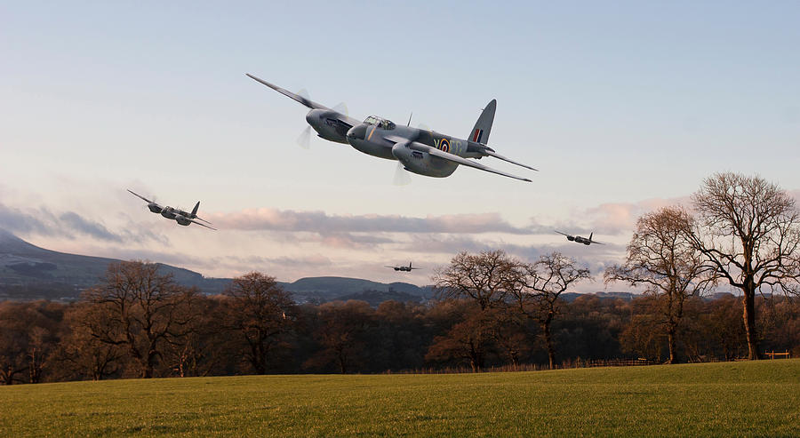 D H Mosquito - Intruder Ops Photograph by Pat Speirs