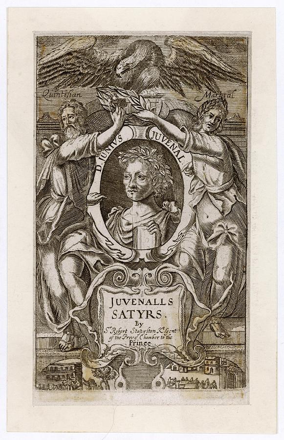 D Junius Juvenal Roman Satirist Drawing by Mary Evans Picture Library ...