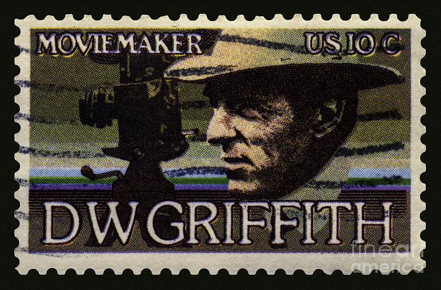 D. W. Griffith Postage Stamp Photograph by Phil Cardamone