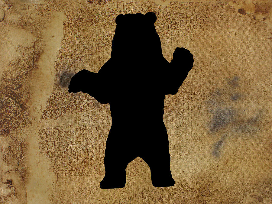 Da Bear #1 Painting by Celestial Images