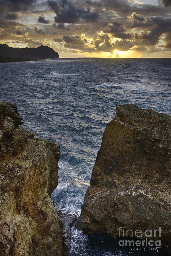 Da Crack Sunrise Kauai Photograph by Joanne West