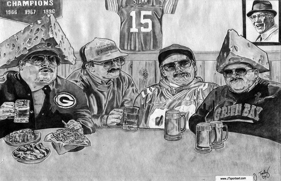 Da Bears' Drawing by Jonathan Tooley - Fine Art America