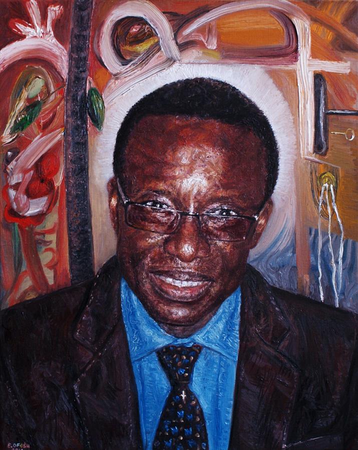 Dad Painting by Edward Ofosu - Fine Art America