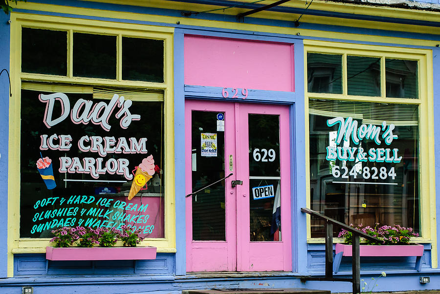 Ice Cream Photograph - Dads and Moms Stores by Boss Photographic