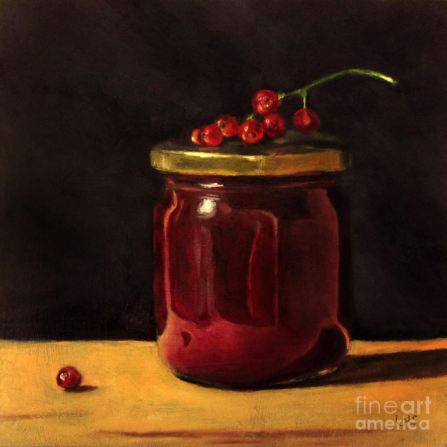 Dads Redcurrant Marmalade Painting by Ulrike Miesen-Schuermann