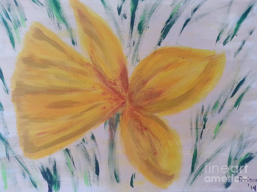 Flowers Still Life Painting - Daffodil by Periann Peterson