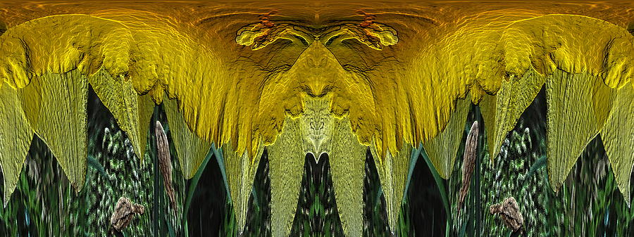 Daffodil Unleashed 2 Digital Art by Tim Allen