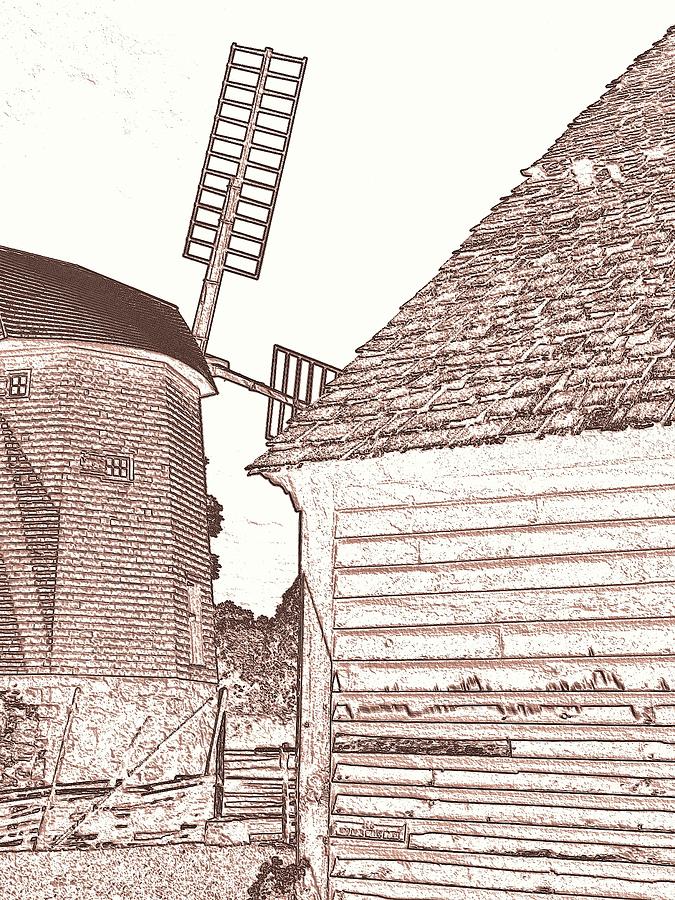 Dagget Farm and Windmill DM 1 Photograph by Daniel Thompson