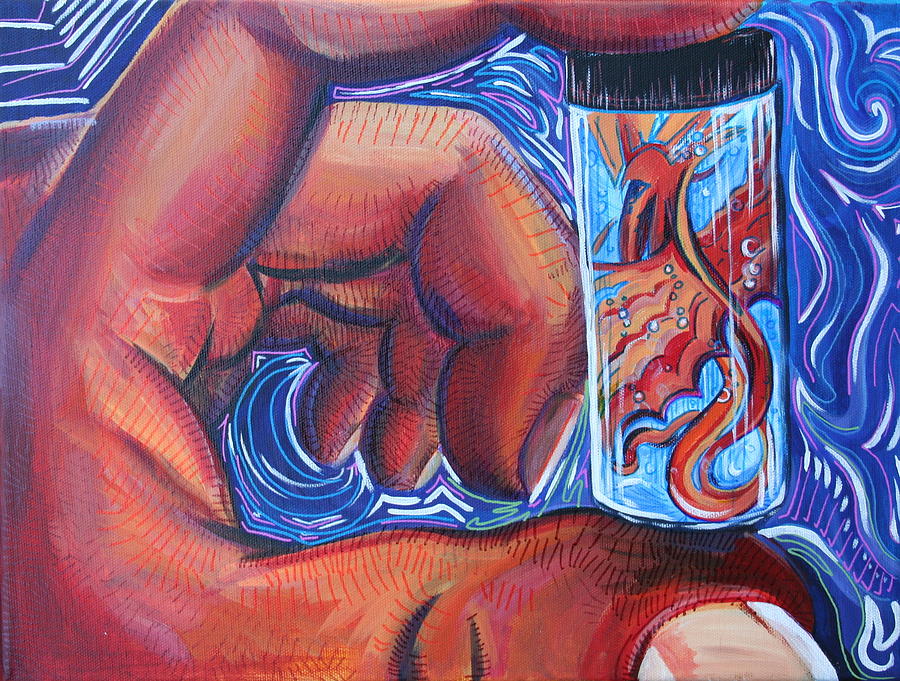 Dagon In a Jar Painting by Kate Fortin