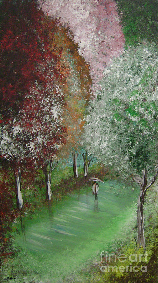 Daily Walk					 Painting by Roni Ruth Palmer