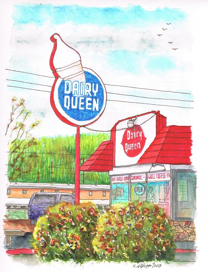 Dairy Queen In Route 66, Williams, Arizona Painting