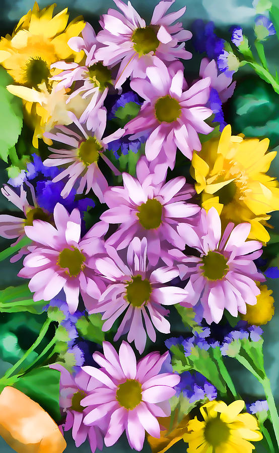 Daisies 3 Photograph by Cathy Anderson