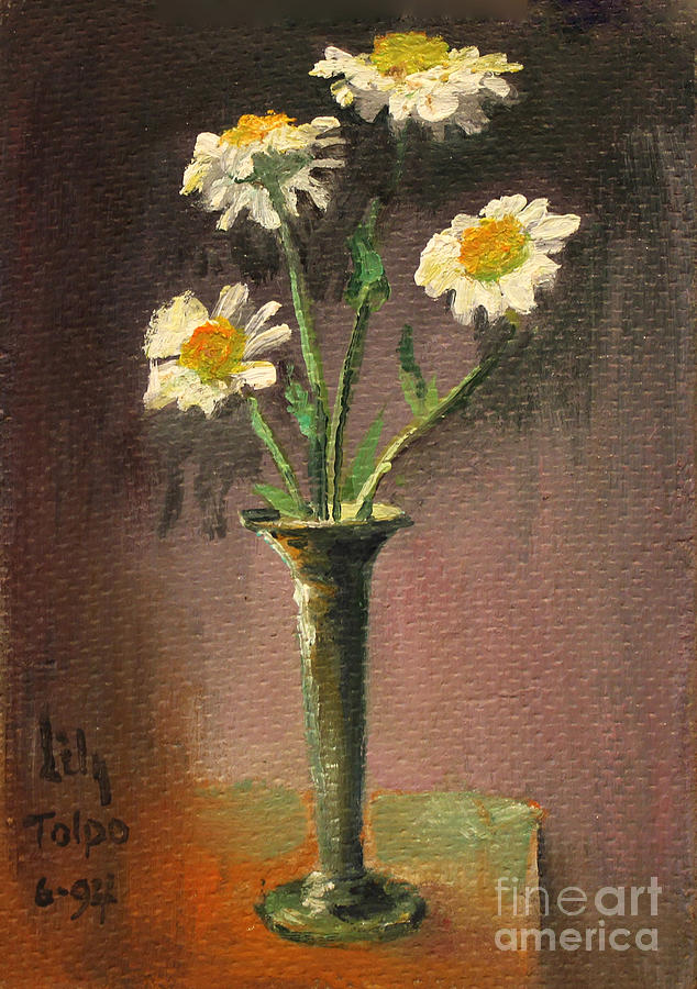 Daisies Painting by Art By Tolpo Collection