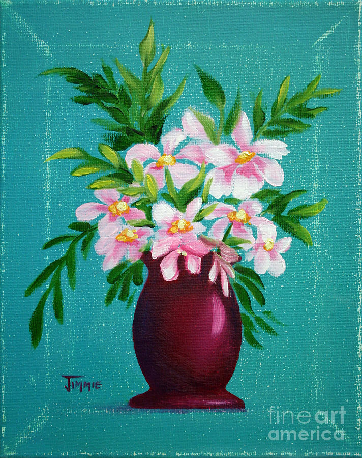 Daisies For The Day Painting by Jimmie Bartlett