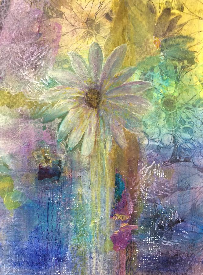 Fabric Painting - Daisies Revisited by Shirley Shepherd