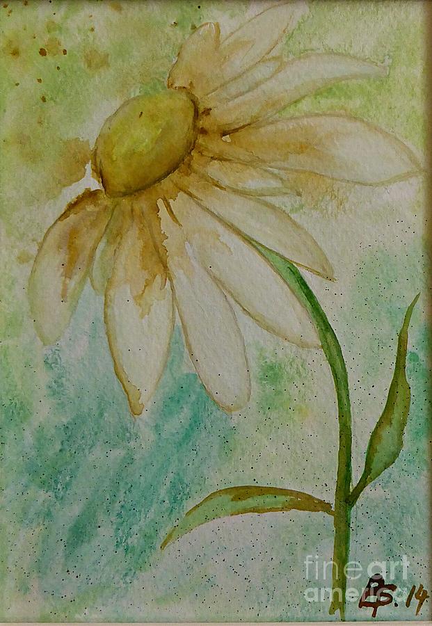 Daisy Painting by Amalia Suruceanu