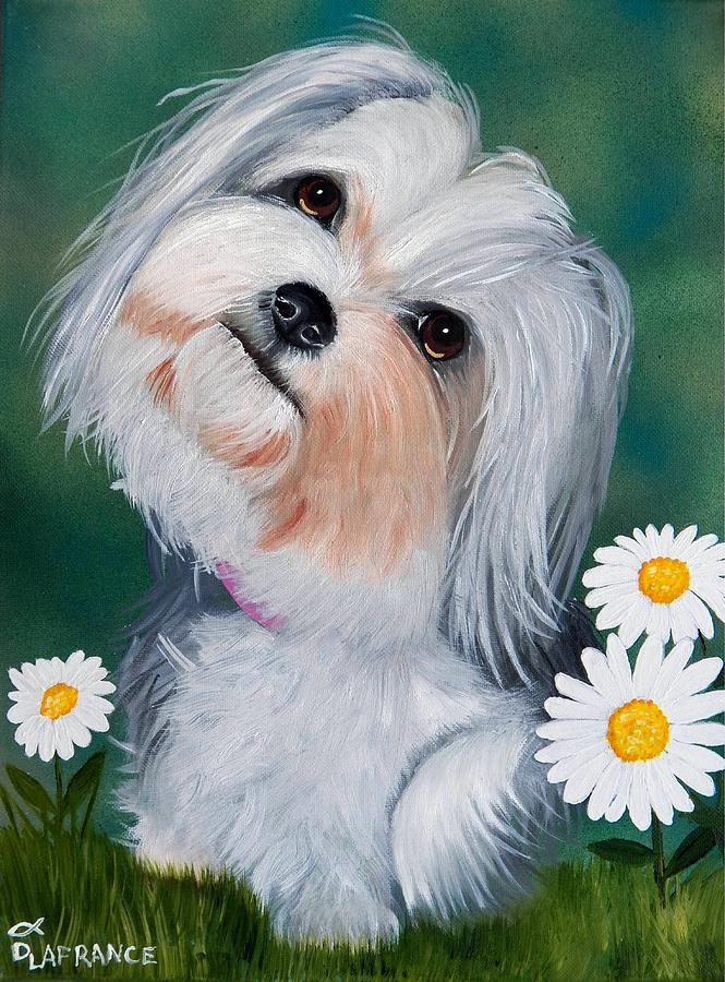 Daisy Painting by Debbie LaFrance - Fine Art America