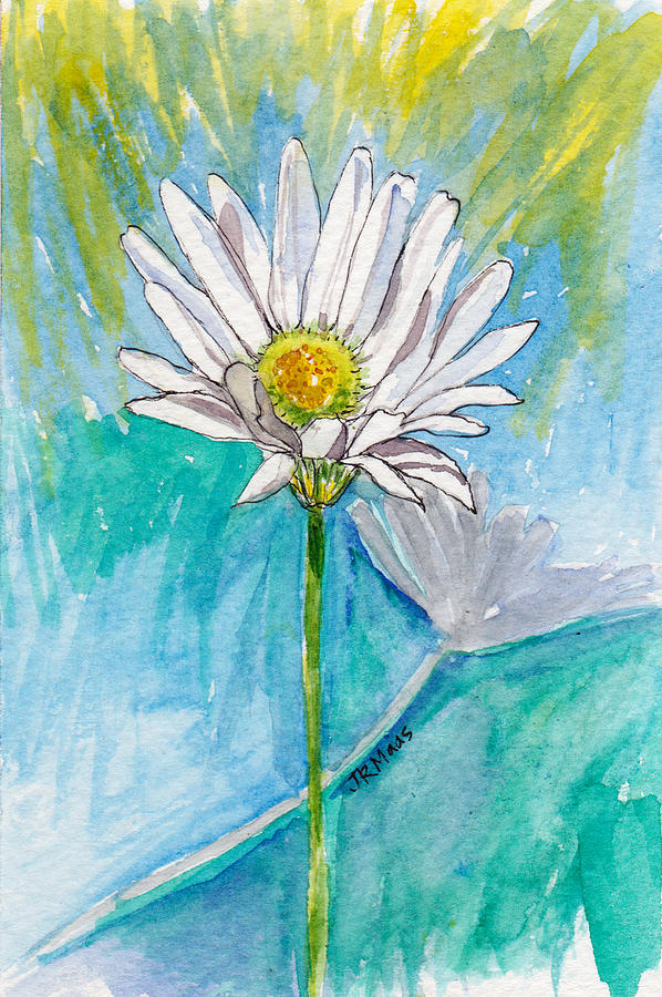 Daisy Expression Painting by Julie Maas