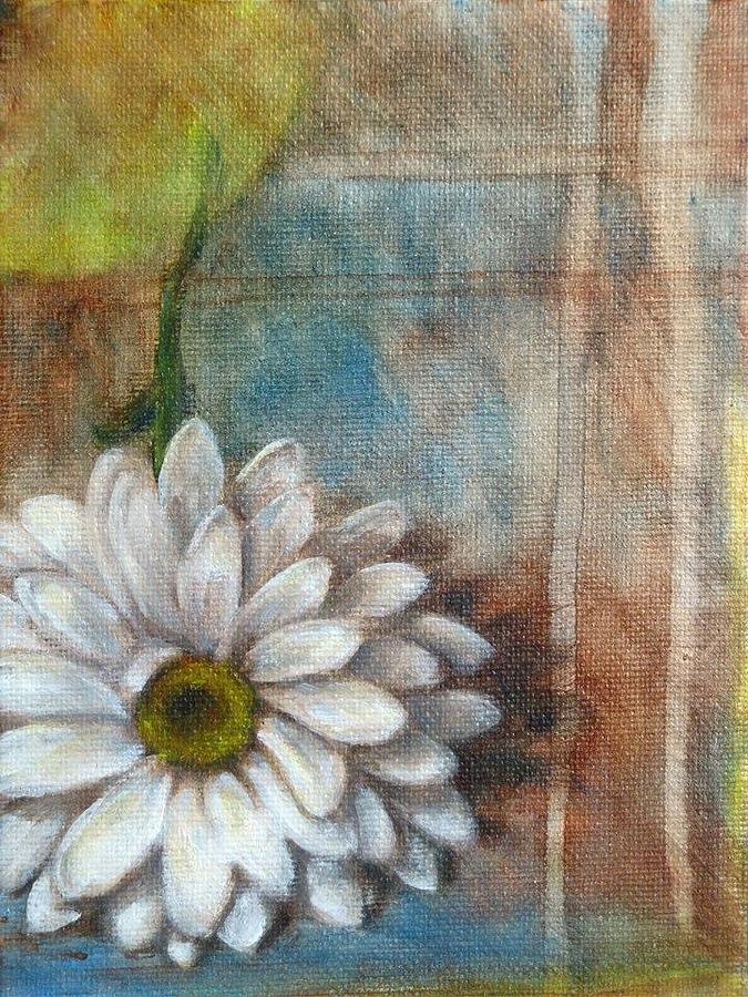 Flower Painting - Daisy For You by Josh Hertzenberg