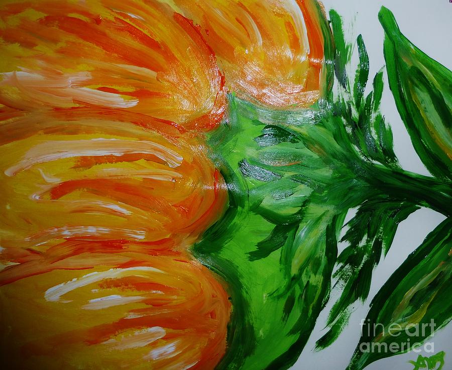 Abstract Painting - Daisy by Marie Bulger