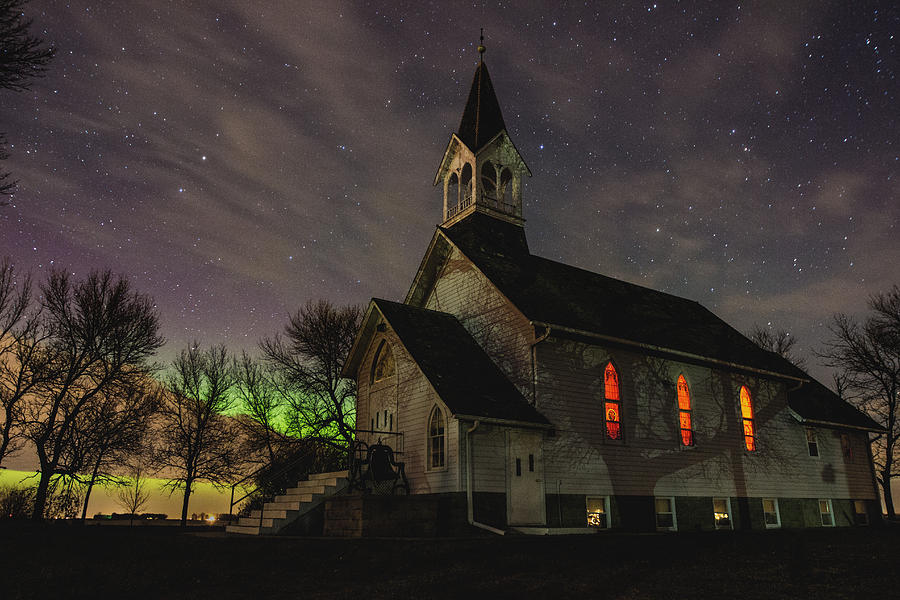 Northern Lights Photograph - Dakota Territory Aurora  by Aaron J Groen