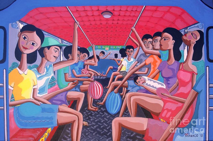 Jeepney Painting - Dalawa Nalang Aalis Na by Ferdz Manaco