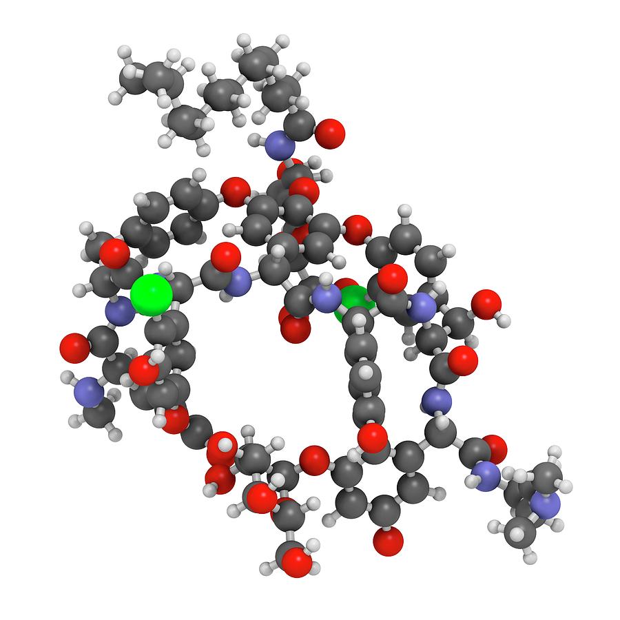 Dalbavancin Glycopeptide Antibiotic Drug Photograph by Molekuul