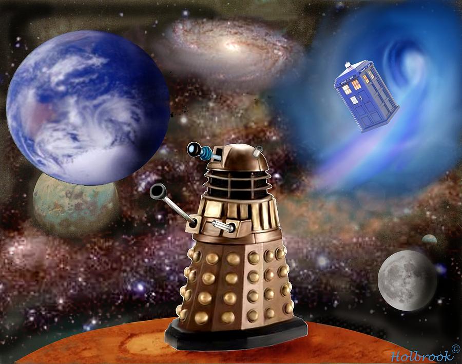 Dalek Conquest Digital Art by Glenn Holbrook