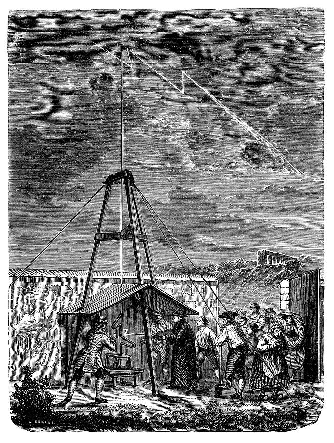 Dalibard's Lightning Experiment Photograph by Science Photo Library ...